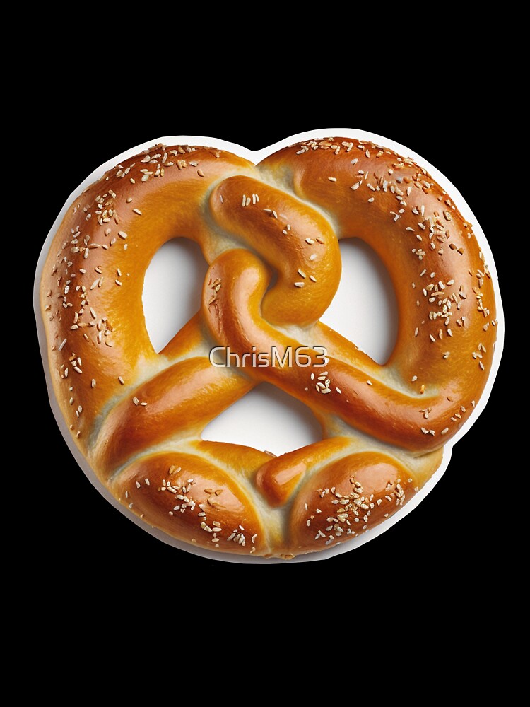 Soft Pretzel with Salt Sticker by ChrisM63 Unisex , , , Long Sleeve Tee