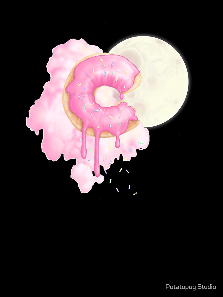 Celestial Donut by Potatopug Studio Unisex , , , Long Sleeve Tee