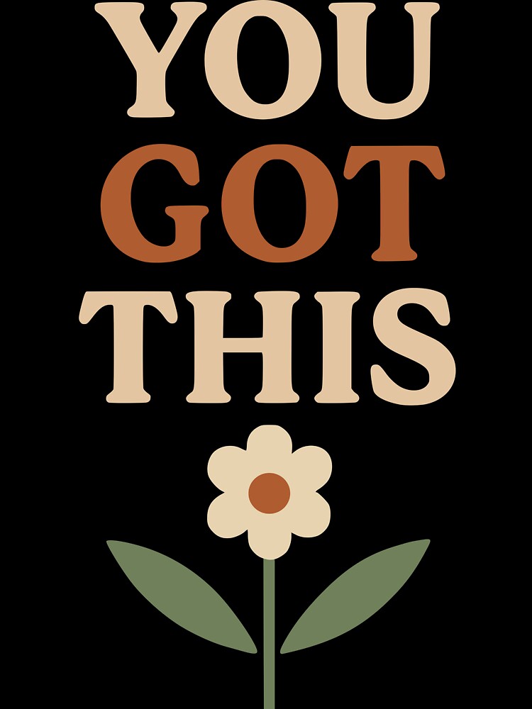 “You Got This” – Uplifting Minimalist Tee by Mike Draws Unisex , , , Long Sleeve Tee