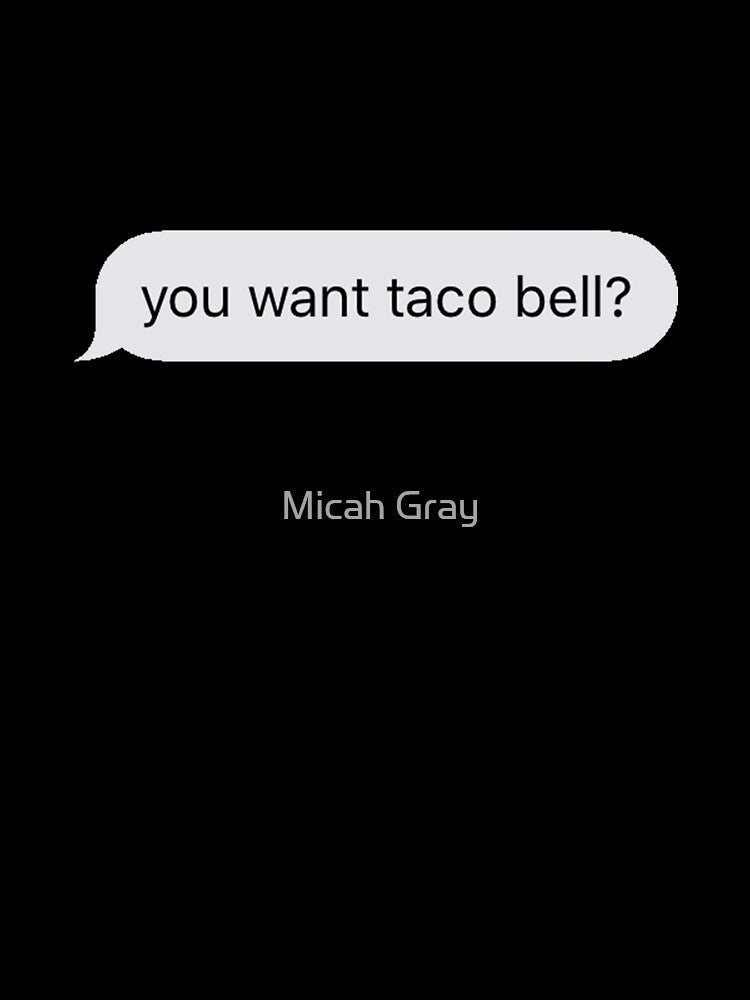 Taco Bell 4 Life by Micah Gray Unisex , , , Long Sleeve Tee