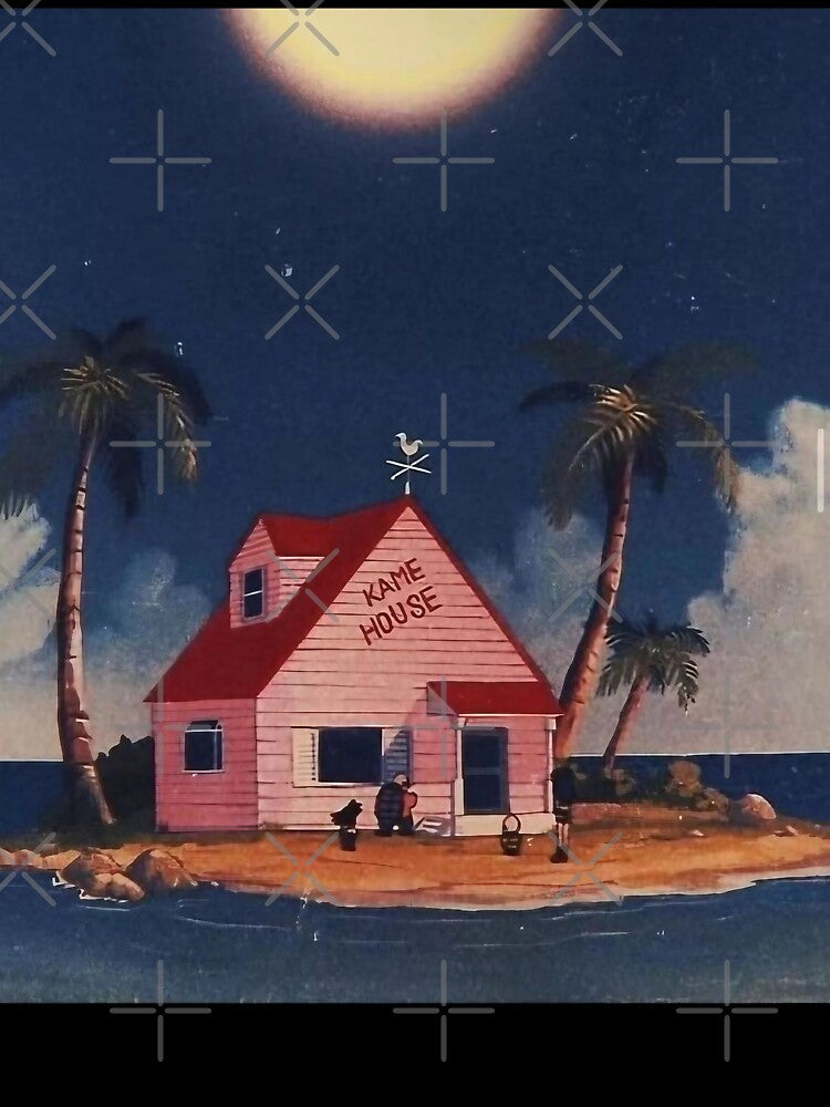 Kame House - Classic Anime Scene by Not Hugo Unisex , , , Long Sleeve Tee