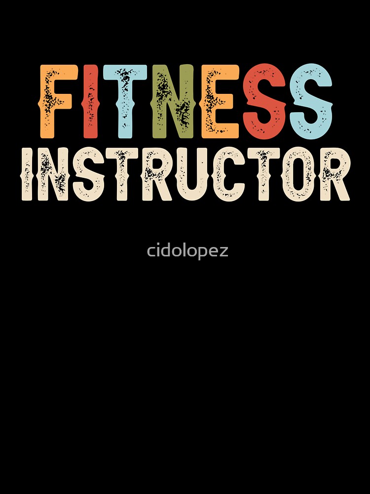 Fitness Instructor Job Occupation Funny Birthday by cidolopez