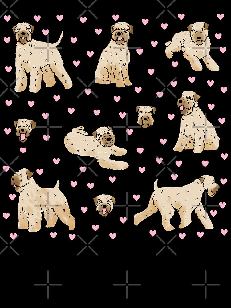 soft coated wheaten terrier cute illustration pack by Yarafantasyart Unisex , , , Long Sleeve Tee