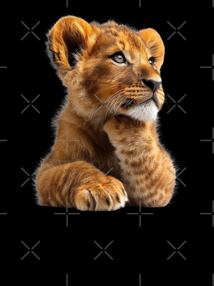 Photorealistic Baby Lion Cub by HollywoodInked