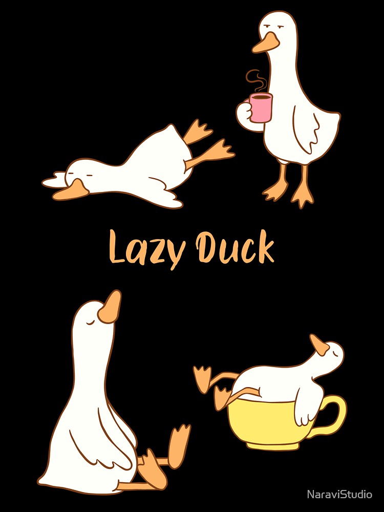 Lazy duck club by NaraviStudio Unisex , , , Long Sleeve Tee
