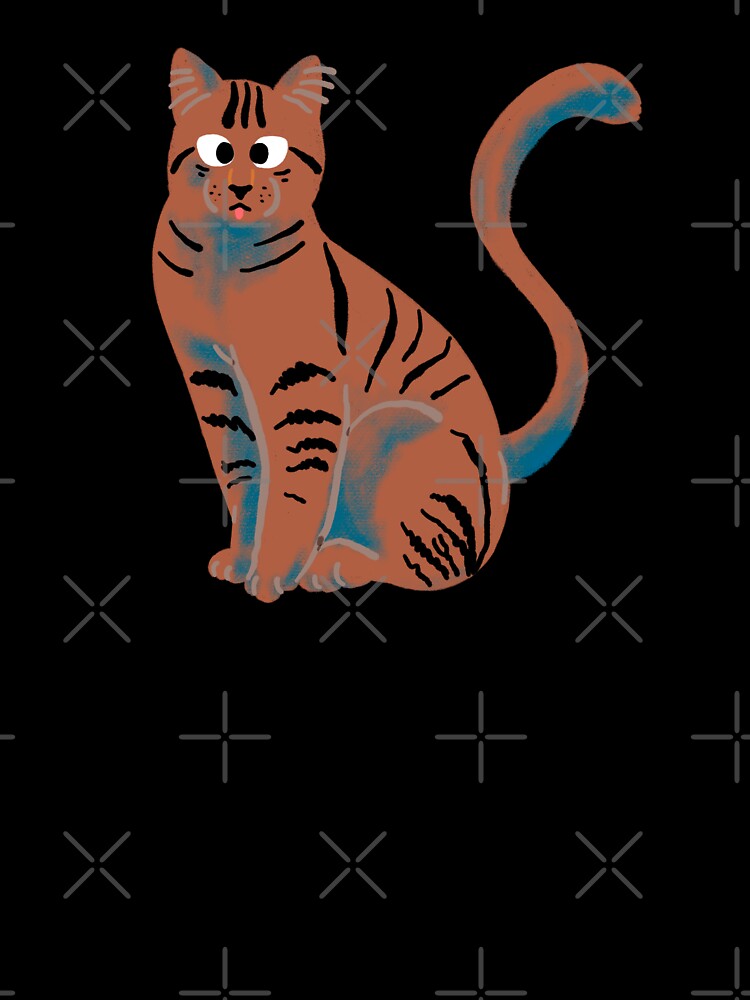 Lazy cat by RIXXI HEY CO. Unisex , , , Long Sleeve Tee