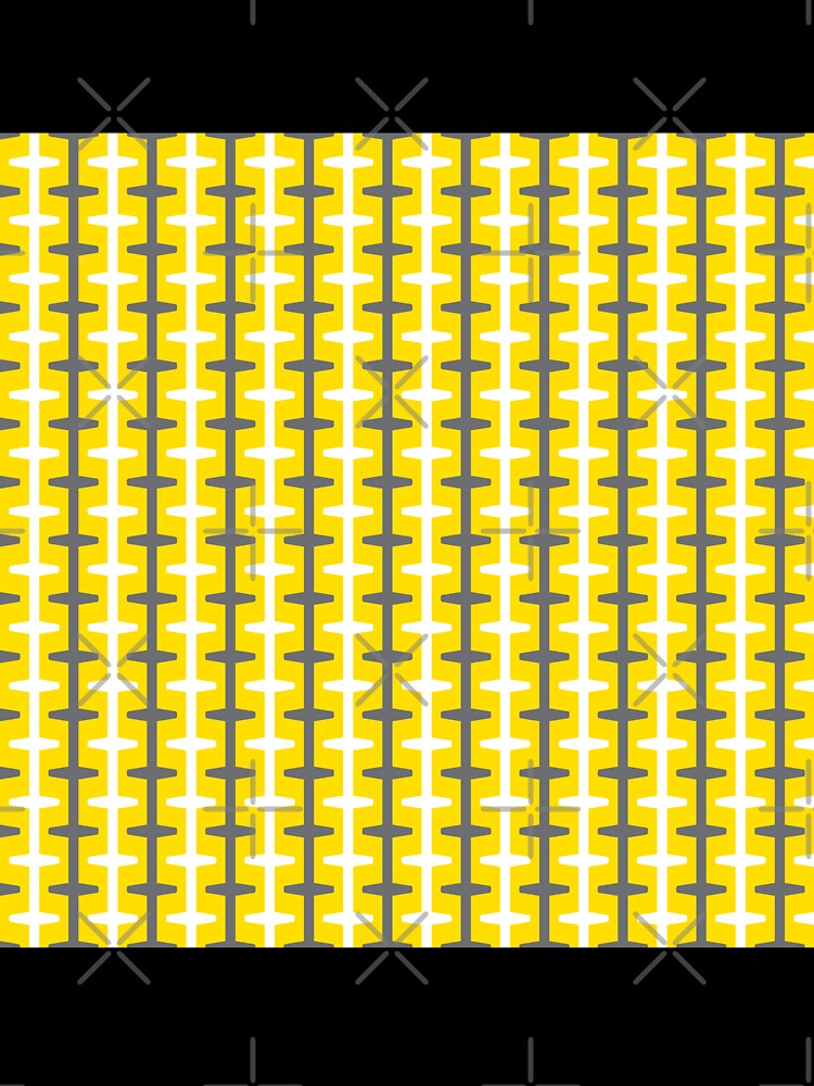 Geometric Pattern 208 (yellow gray) by Geometric Patterns
