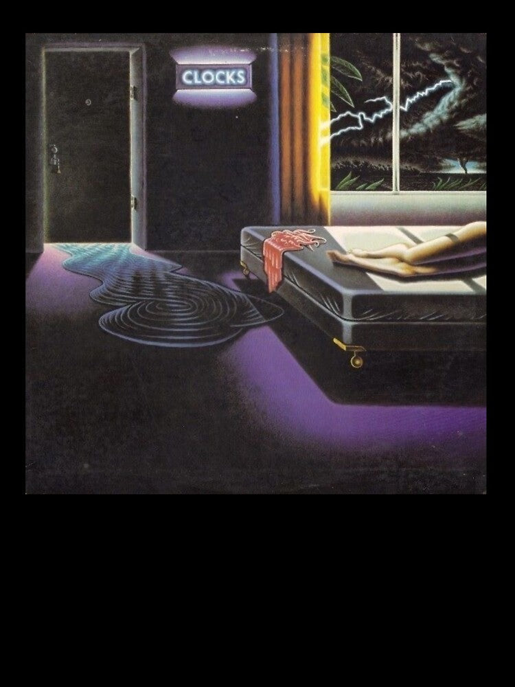 80s airbrush aesthetic poster by BrontesWhimsyStore Unisex , , , Long Sleeve Tee