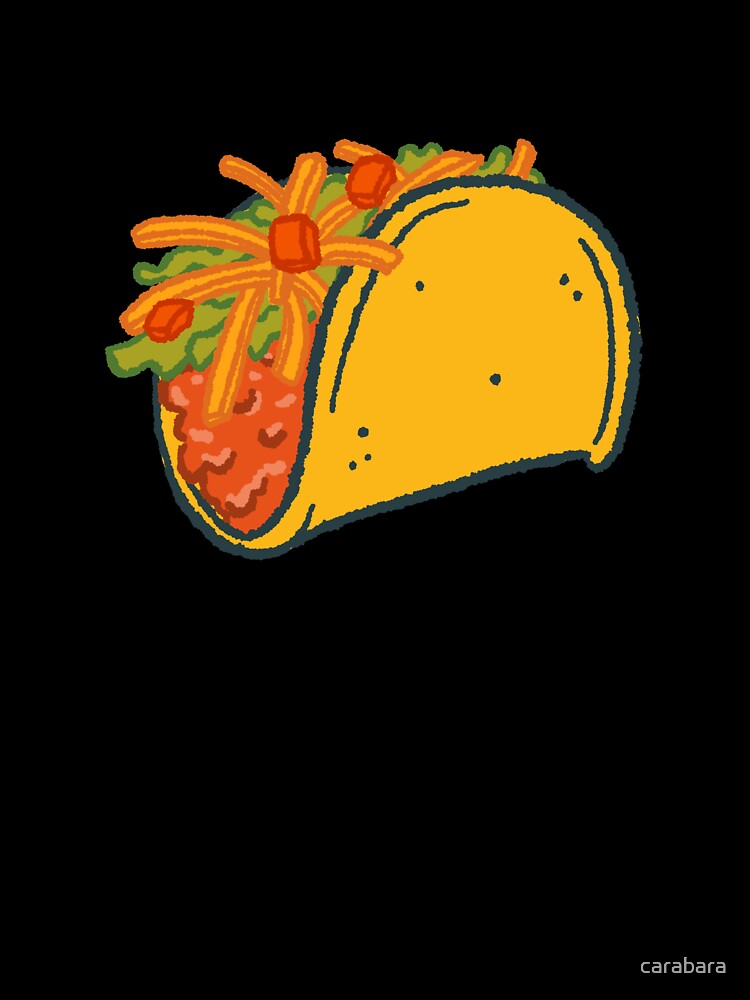 Taco Tuesday - Taco Happiness Pattern by carabara Unisex , , , Long Sleeve Tee