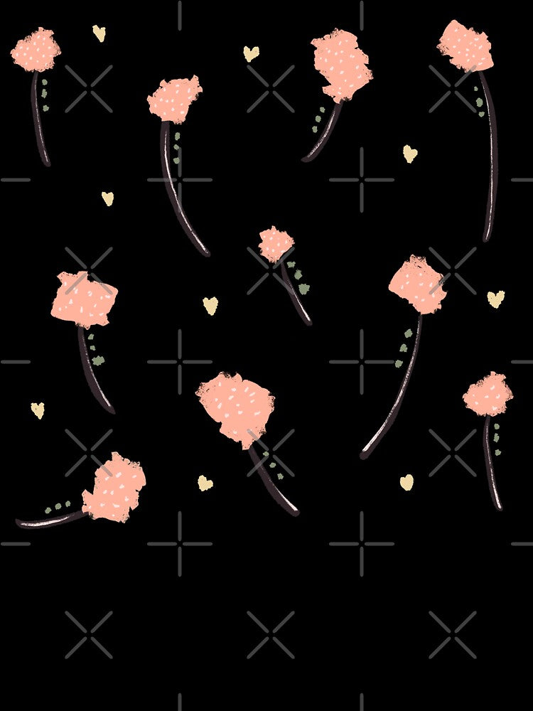 Cotton Floral Pattern by DigitalCris Unisex , , , Long Sleeve Tee