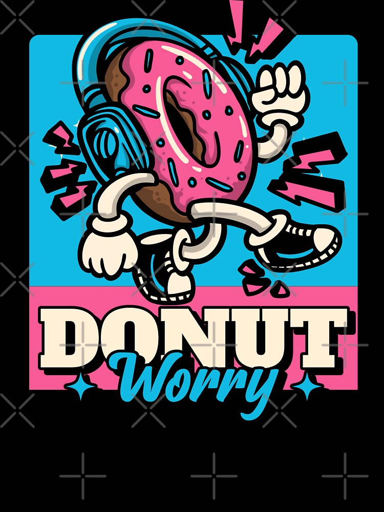 Donut Worry by Kamran-Sharjeel Unisex , , , Long Sleeve Tee