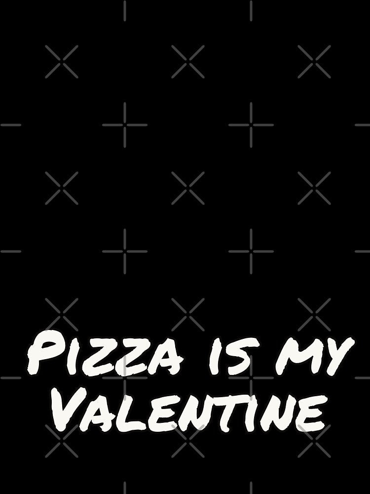 Pizza is my Valentine minimal by AnahisRose Unisex , , , Long Sleeve Tee