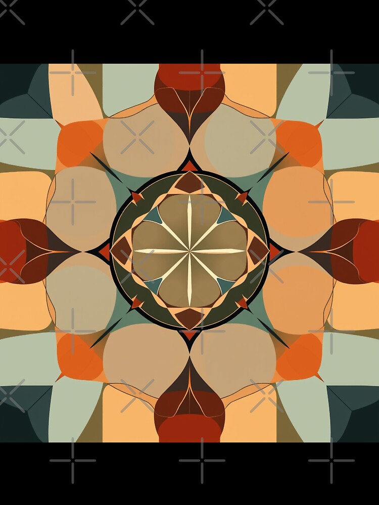 Decorative Design 1 by HebaRK Studio Unisex , , , Long Sleeve Tee