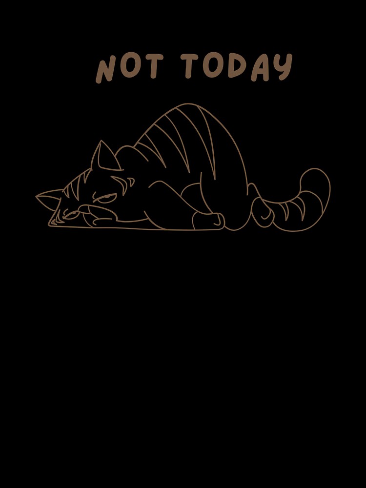 Not today by TrendyInkOutfit Unisex , , , Long Sleeve Tee