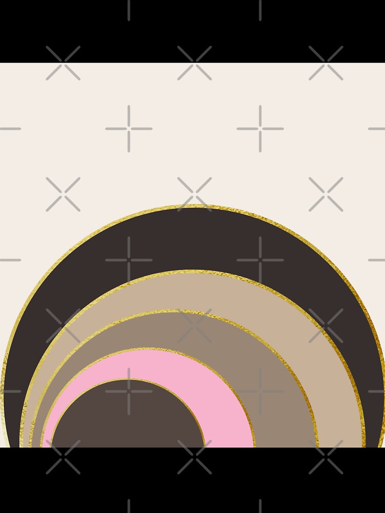 Retro wave - pink and tan palette by Home Cyn Home