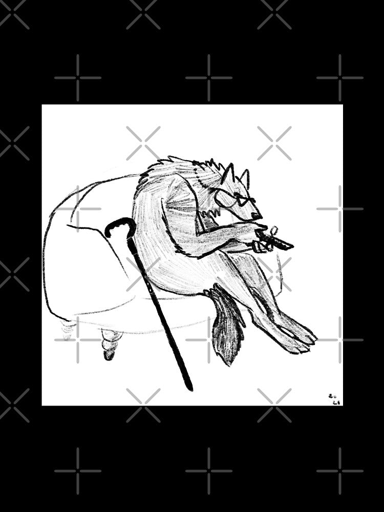 Werewolf Cane 2 by Vampiric Sheep Unisex , , , Long Sleeve Tee