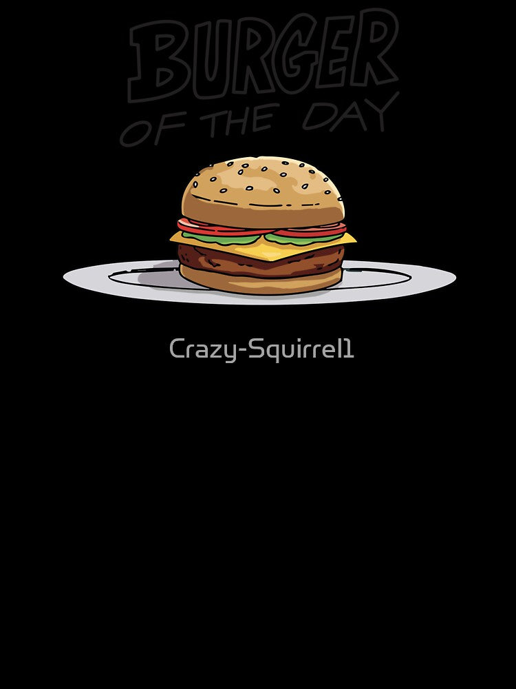 Burger of the day by Crazy-Squirrel1 Unisex , , , Long Sleeve Tee