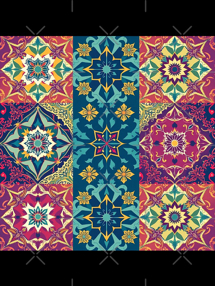 Decorative Design 2 by HebaRK Studio Unisex , , , Long Sleeve Tee