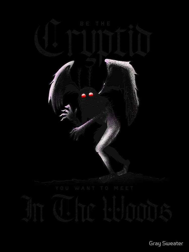 Be the Cryptid You Want to Meet In the Woods by Gray Sweater Unisex , , , Long Sleeve Tee