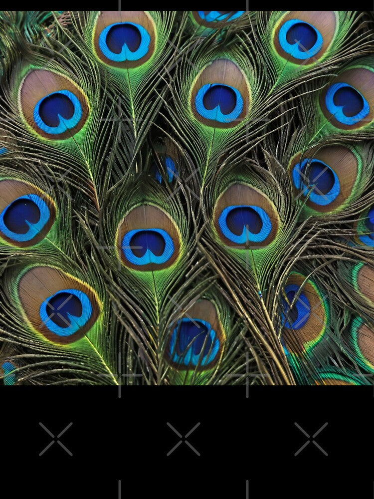 peacock feathers by HebaRK Studio Unisex , , , Long Sleeve Tee