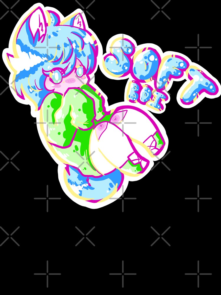 Soft puppy boi by ShinytheWolf Unisex , , , Long Sleeve Tee