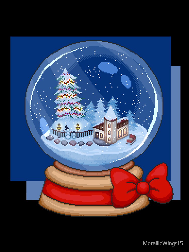 Christmas Time Snowglobe by MetallicWings15 Unisex , , , Long Sleeve Tee