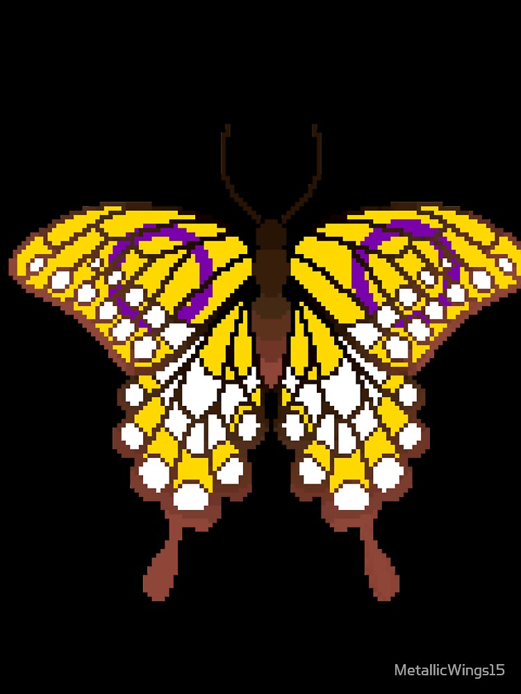 Intersex Pride Butterfly by MetallicWings15 Unisex , , , Long Sleeve Tee