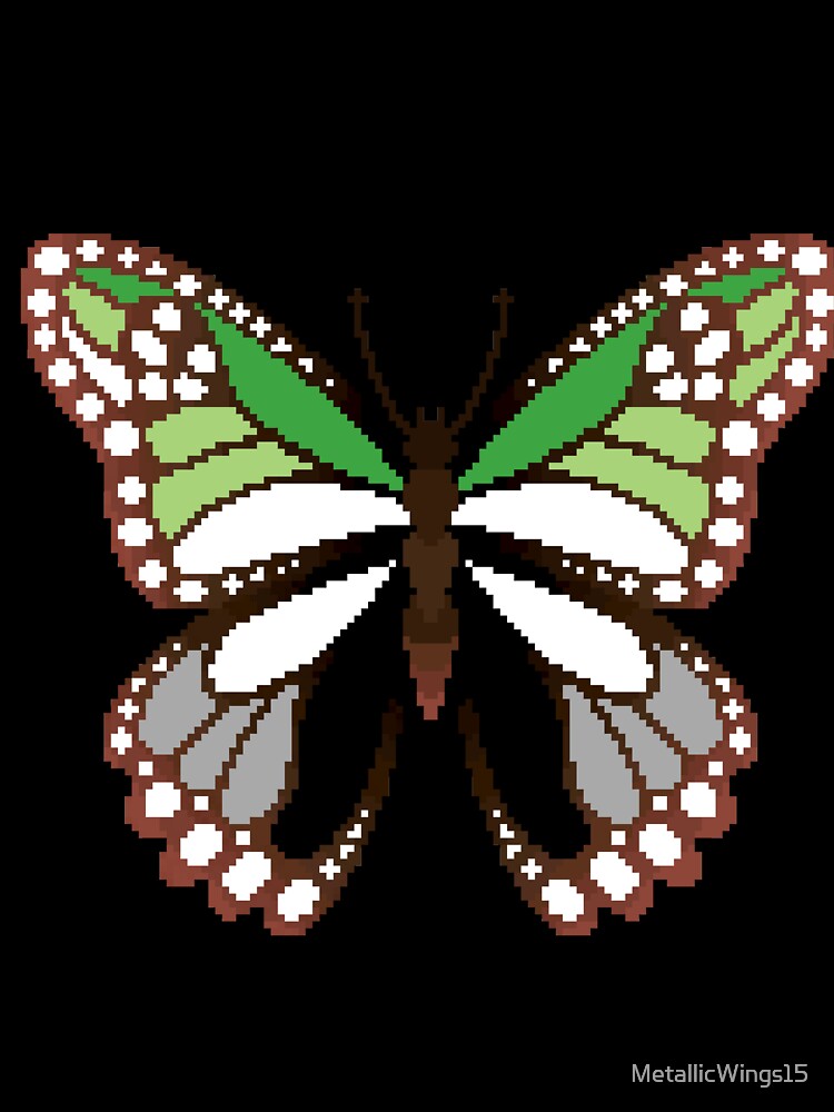 Aromantic Pride Butterfly by MetallicWings15 Unisex , , , Long Sleeve Tee