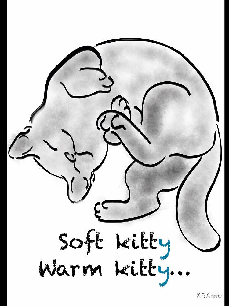Sleepy Cat by KBAnett Unisex , , , Long Sleeve Tee