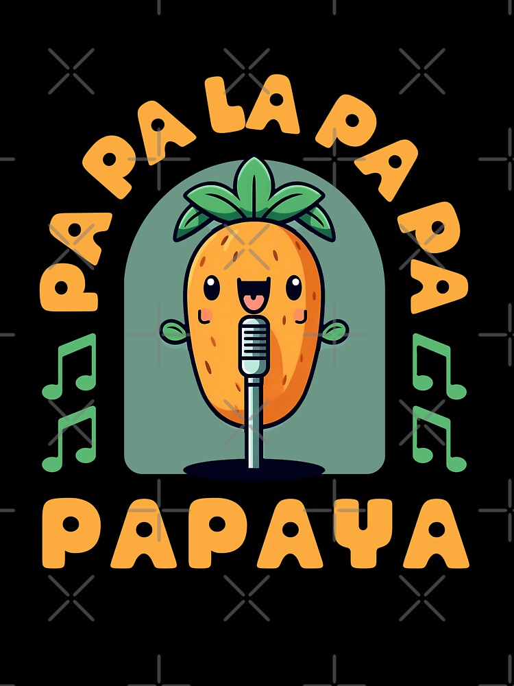 Kawaii Papaya singer by MDCGraphics Unisex , , , Long Sleeve Tee