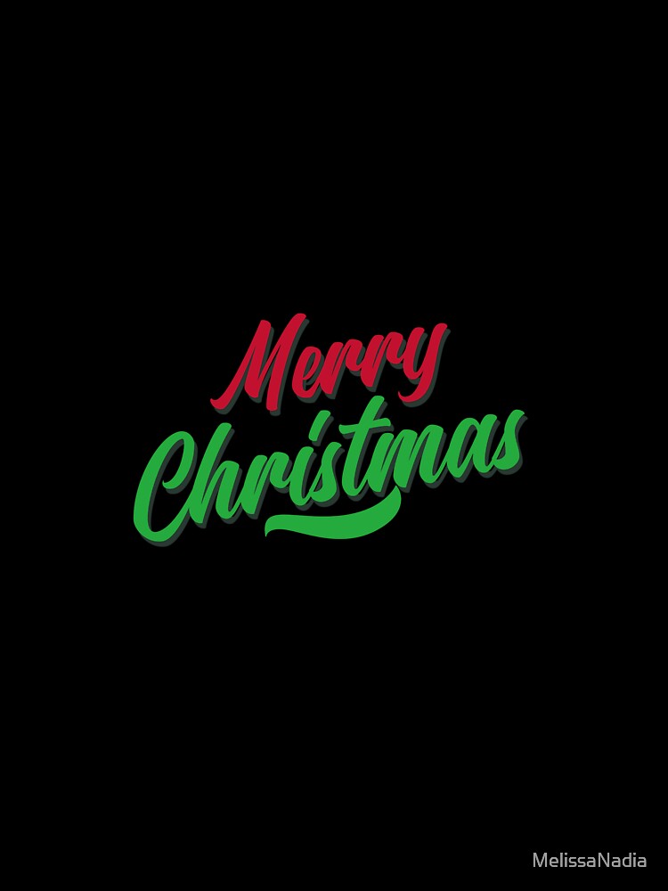 Merry Christmas by MelissaNadia Unisex , , , Long Sleeve Tee