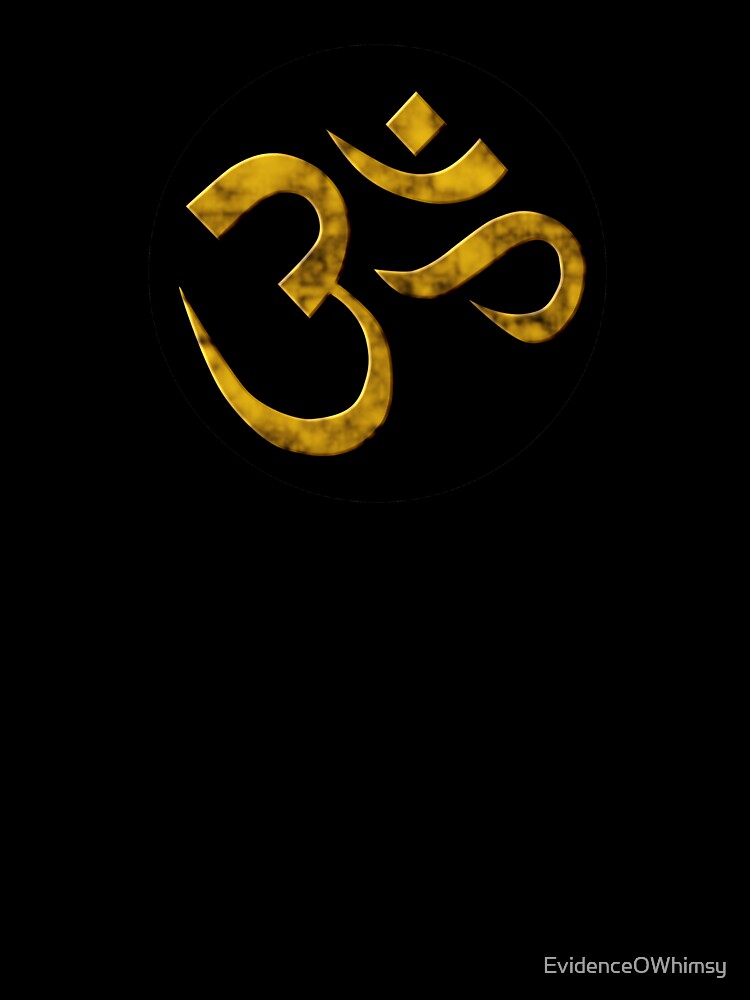 Namaste Gold circle by EvidenceOWhimsy