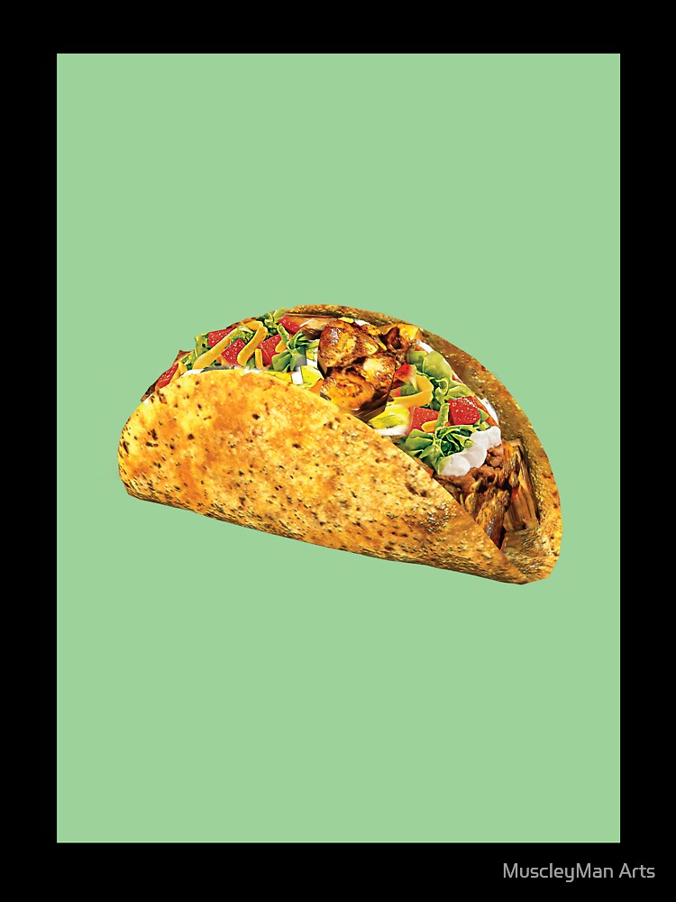 TACO TEMPTATION by MuscleyMan Arts Unisex , , , Long Sleeve Tee