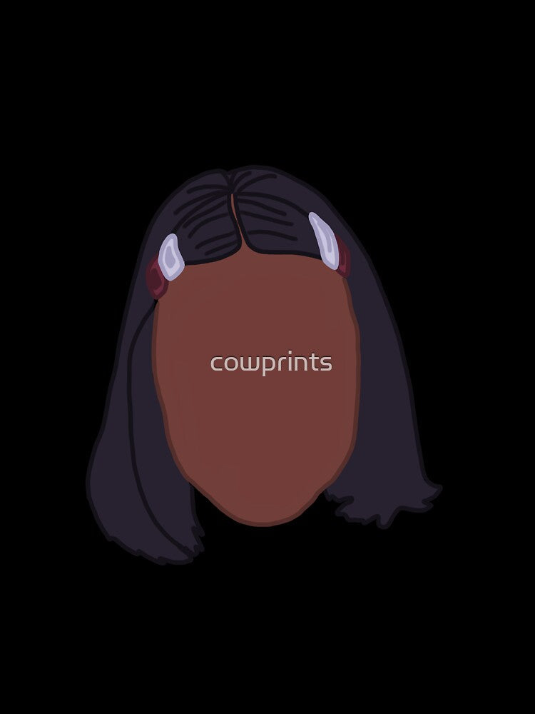 soft girl hairstyle (01) by cowprints Unisex , , , Long Sleeve Tee