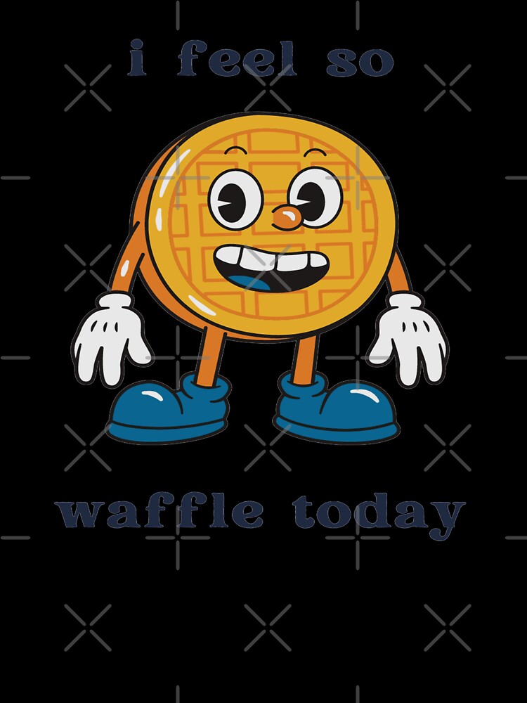 I feel so waffle today by Wear D' Art Unisex , , , Long Sleeve Tee