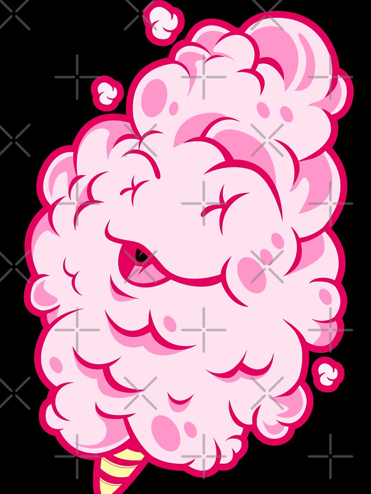Dizzy Pinky Cotton Candy by teefortyone Unisex , , , Long Sleeve Tee