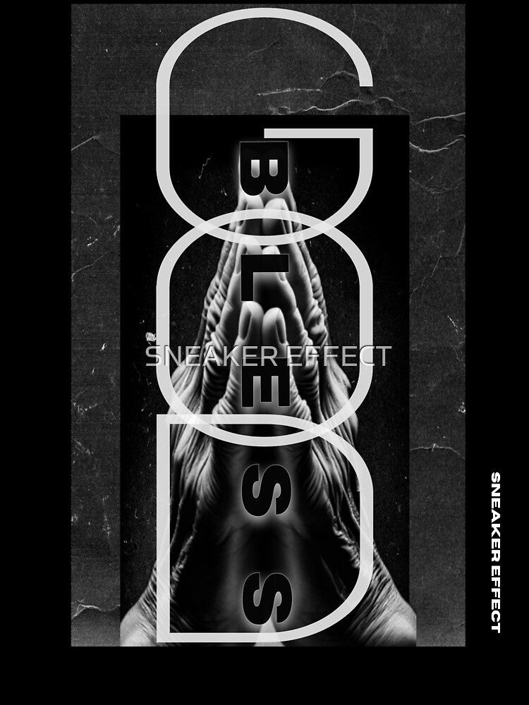 GOD BLESS Motivational Inspirational hiphop Streetwear Graphic Tee by Sneaker Effect by SNEAKER EFFECT