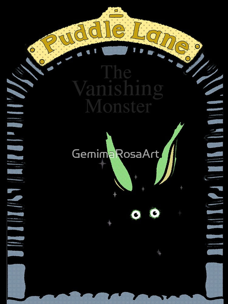 Puddle Lane Griffle by GemimaRosaArt Unisex , , , Long Sleeve Tee