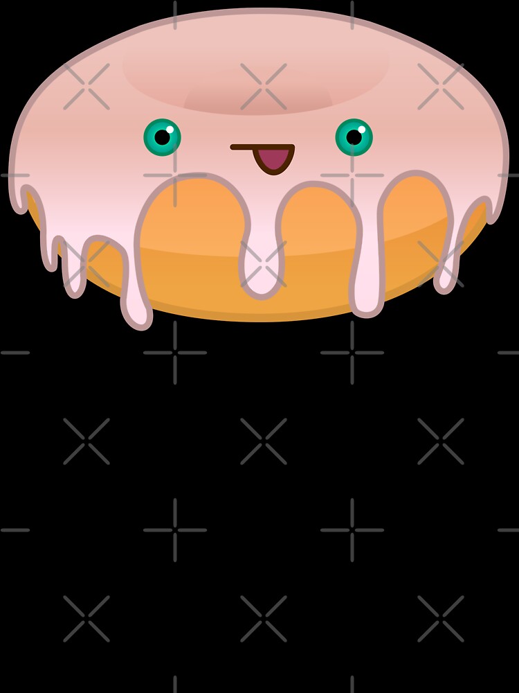 Maple Donut Face by Figuros Unisex , , , Long Sleeve Tee