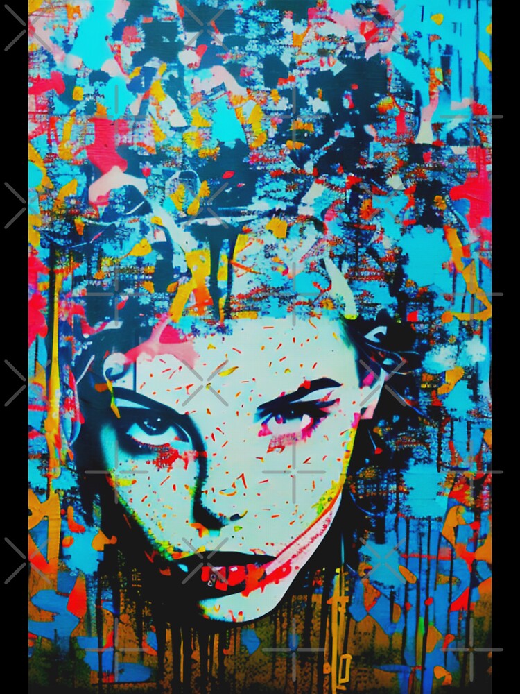 Graffiti Girl | street art aesthetic by CiceroSpin Unisex , , , Long Sleeve Tee