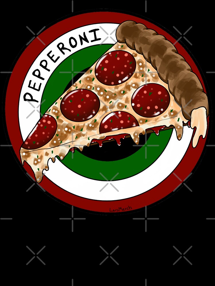 Pepperoni Slice of Pizza by LyAnMeArt Unisex , , , Long Sleeve Tee