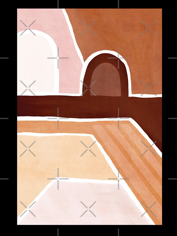Earth tone abstract architecture by Miss-Belle