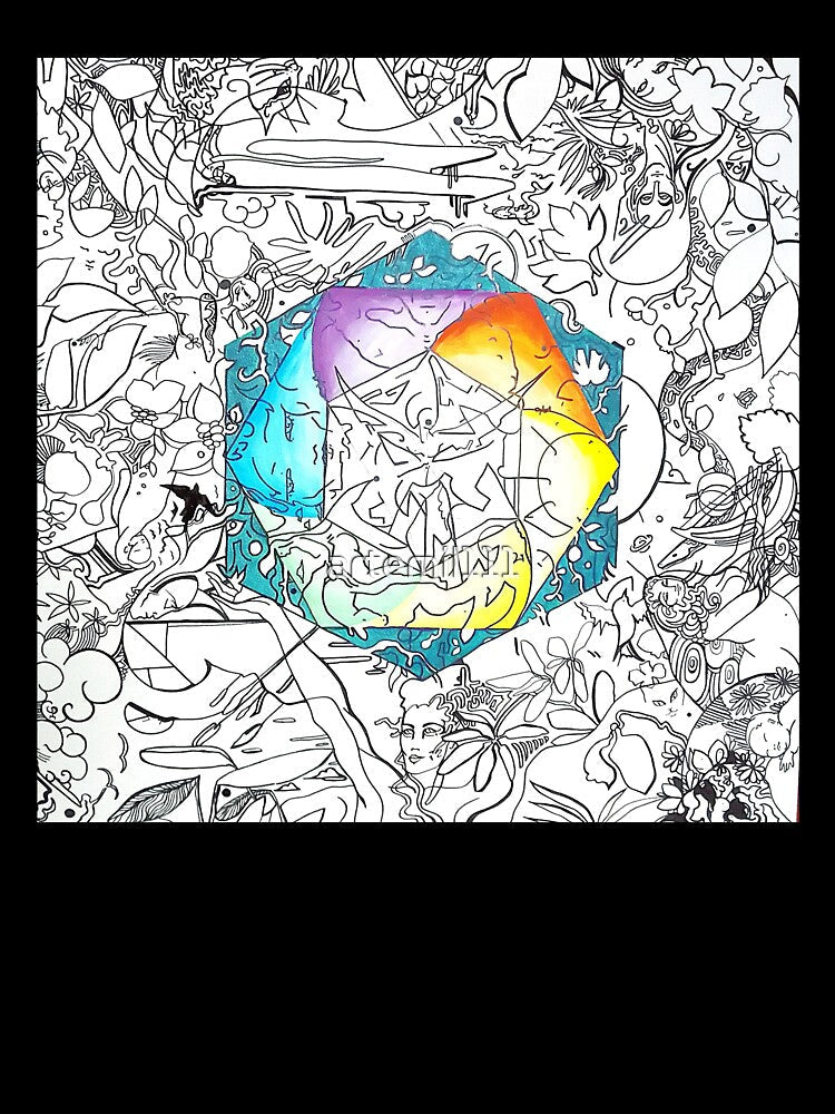Doodle Mandala by artemil111 Unisex , , , Long Sleeve Tee
