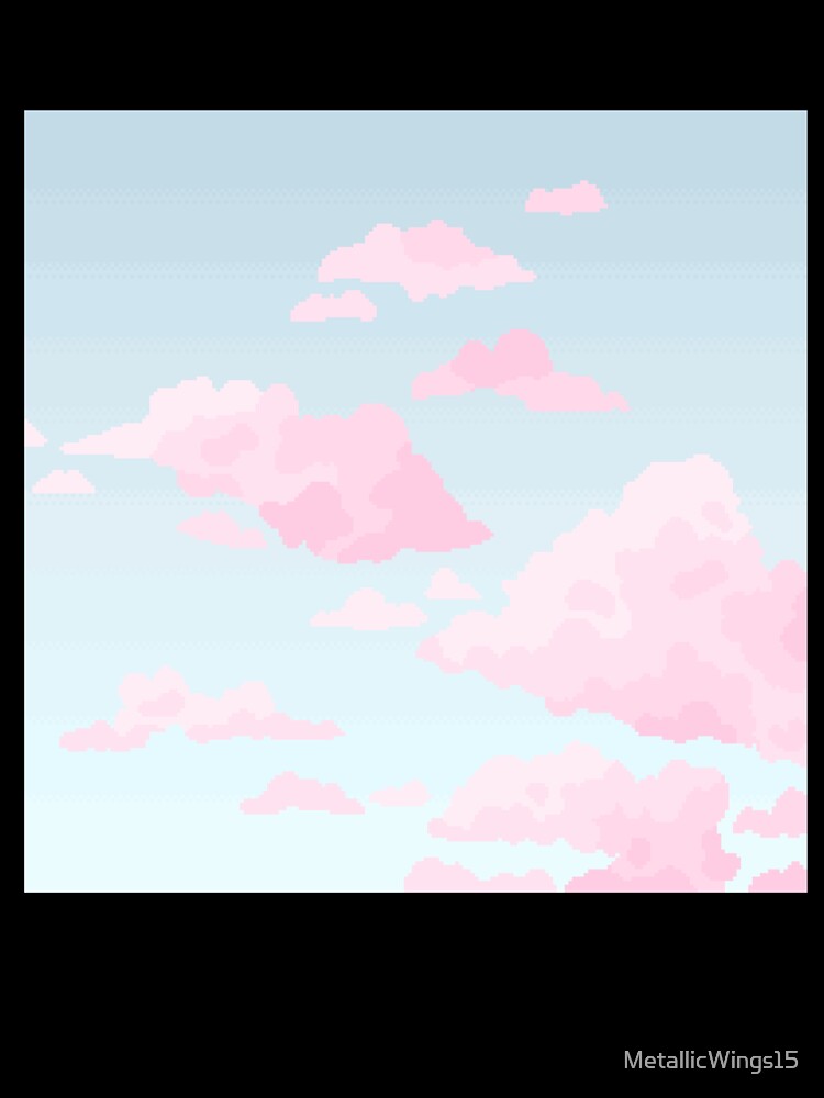 Cotton Candy Clouds by MetallicWings15 Unisex , , , Long Sleeve Tee