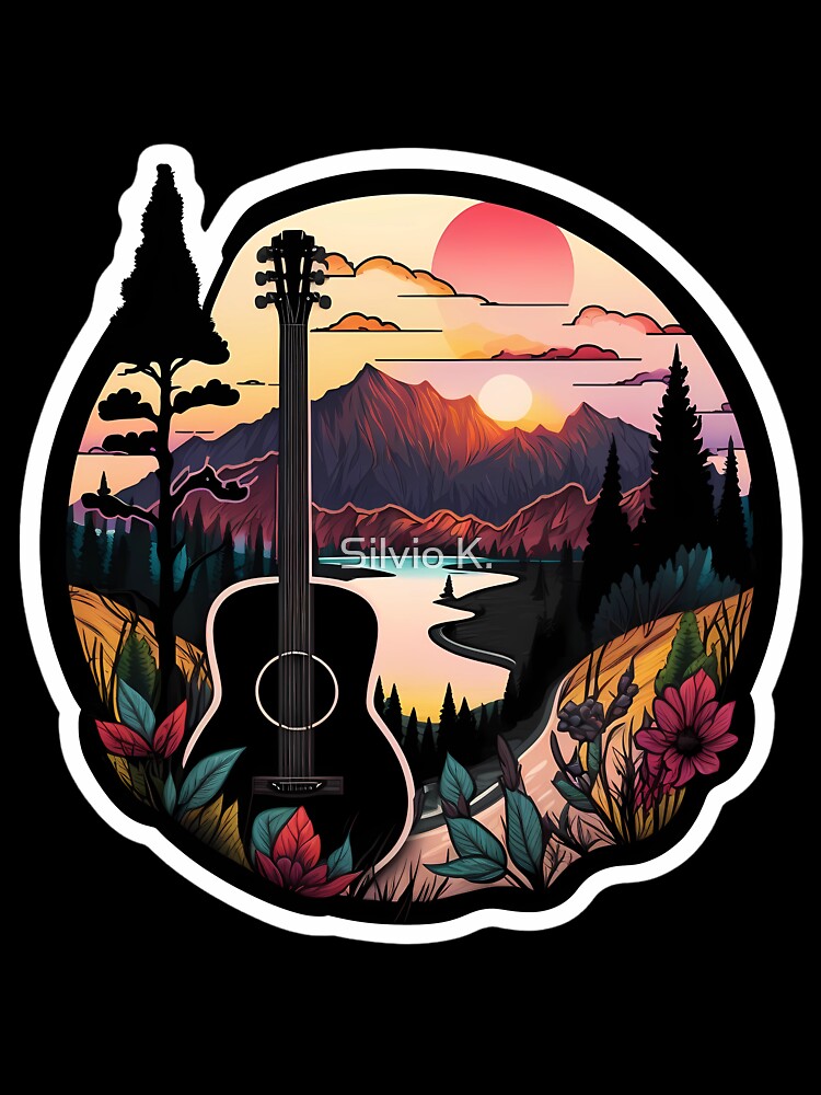 Fusion of Guitar and Nature by Silvio K.