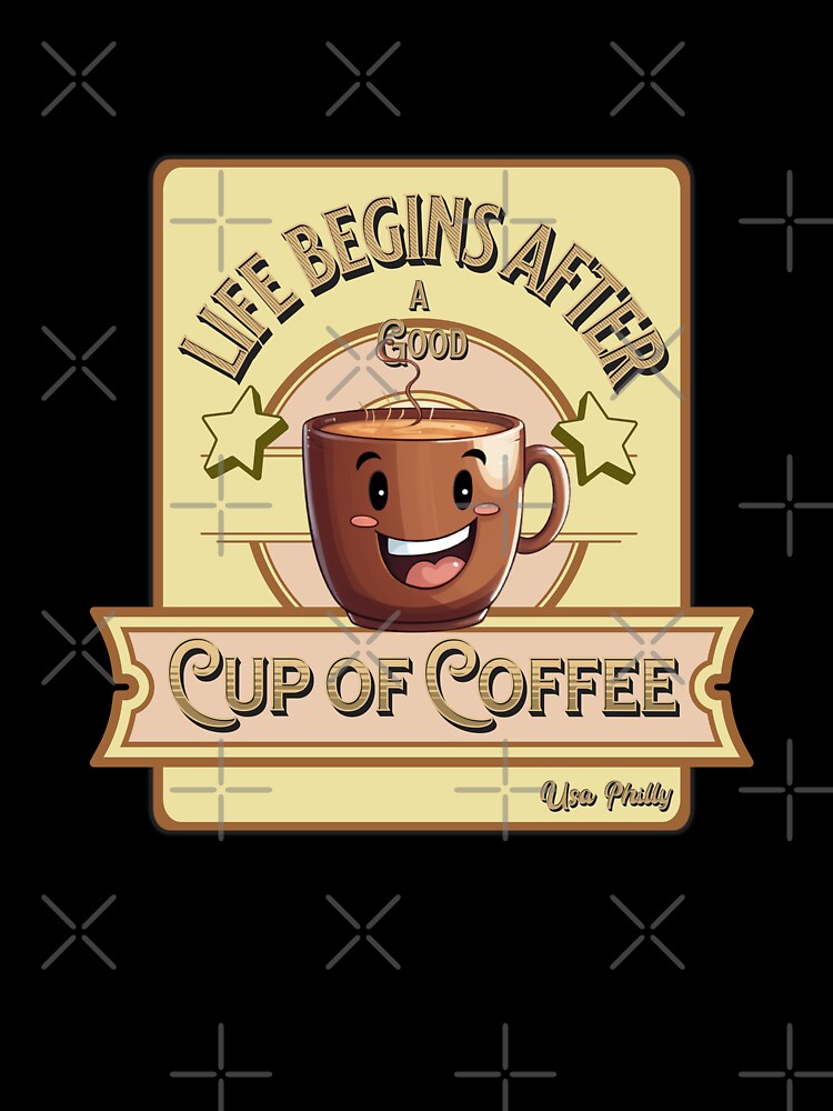 Live Begins After Coffee by gleici Unisex , , , Long Sleeve Tee
