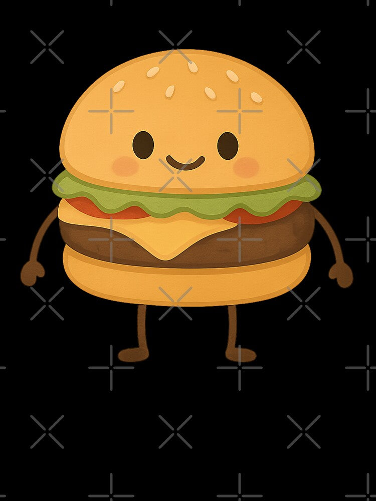 Bazz Burger by Moons Studio Unisex , , , Long Sleeve Tee