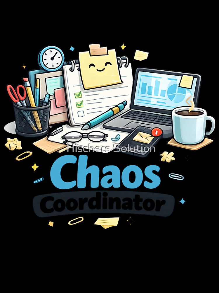 Chaos Coordinator Office Design – Fun office motif for project managers, colleagues & coffee lovers by Hischers Solution