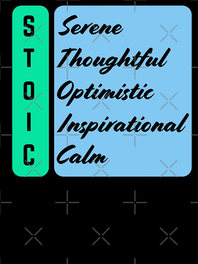 Stoic Meaning | Stoicism Philosophy, Daily Stoic Life by LexaArtworks Unisex , , , Long Sleeve Tee