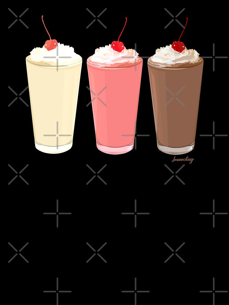 Milkshake Foodies by smoochugs Unisex , , , Long Sleeve Tee